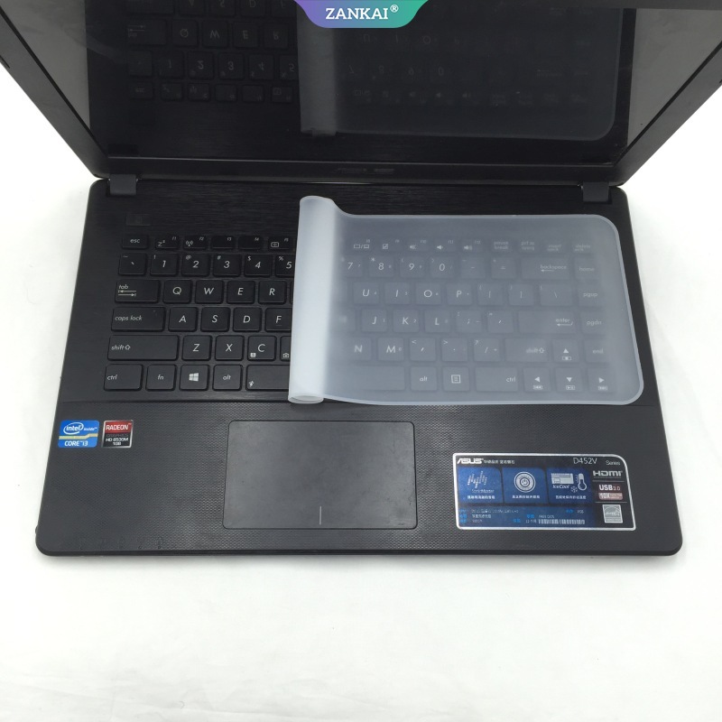 Miếng Dán Bảo Vệ Bàn Phím Bằng Silicon Kích Thước 13-17 Inch