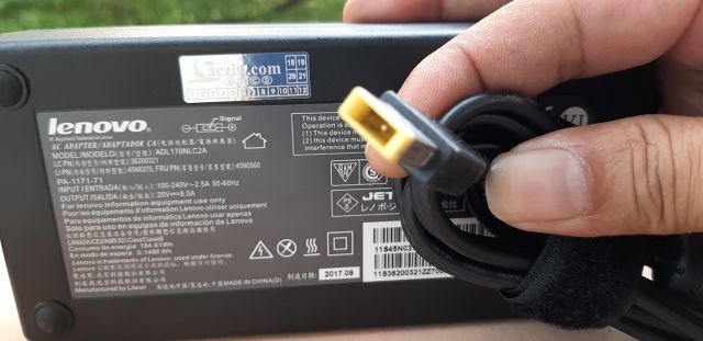 Sạc Lenovo 170w hàng theo máy, không bán hàng nhái