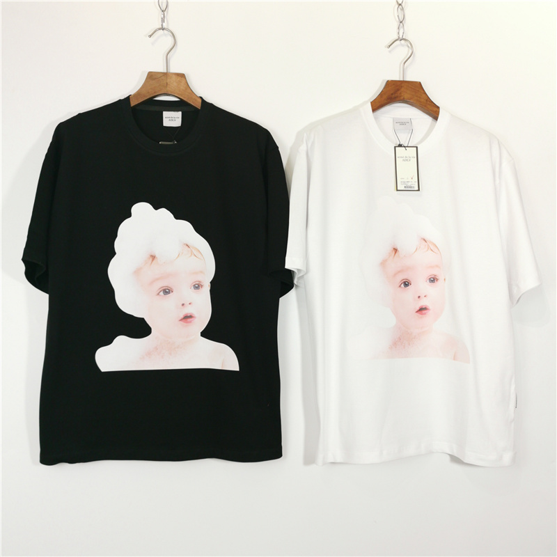 ADLV Áo Thun Cotton Ngắn Tay Thời Trang Cho Nam Nữ