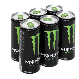 6 lon Nước tăng lực đen monster energy 355ml