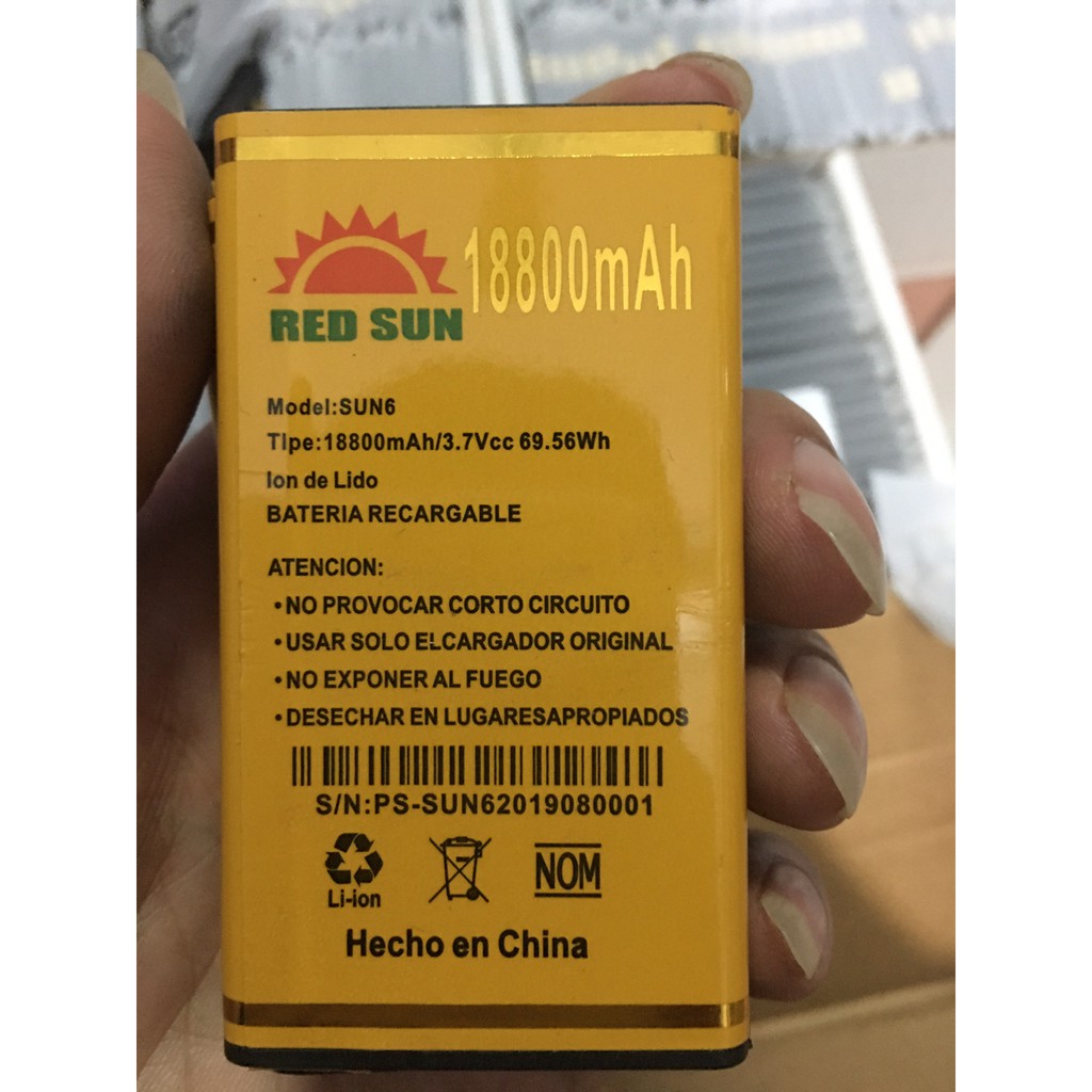 Pin điện thoại Red Sun 6 TỔNG HỢP hàng công ty MỚI
