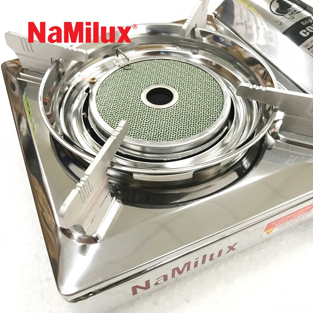 [ Bán chạy ] Bếp gas Inox du lịch hồng ngoại Namilux PM1817AS - 1927AS tiết kiệm gas