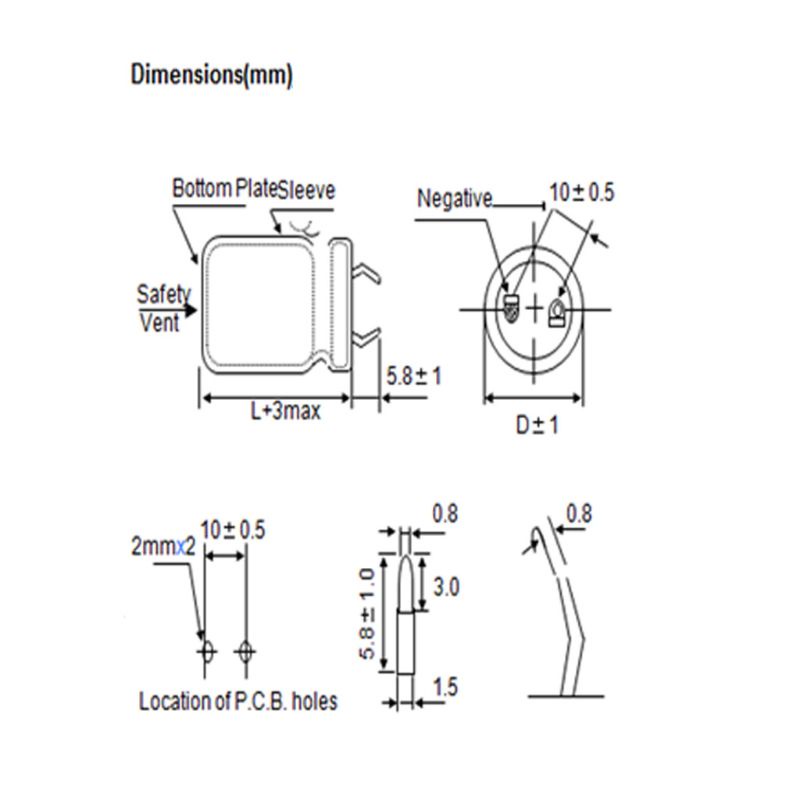 Tụ Điện Nhôm 63V Cho TV, Màn Hình LCD, Radio