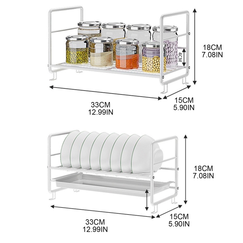 Giá Đỡ Hong Khô Bát Đĩa Cho Nhà Bếp Quầy Bếp
