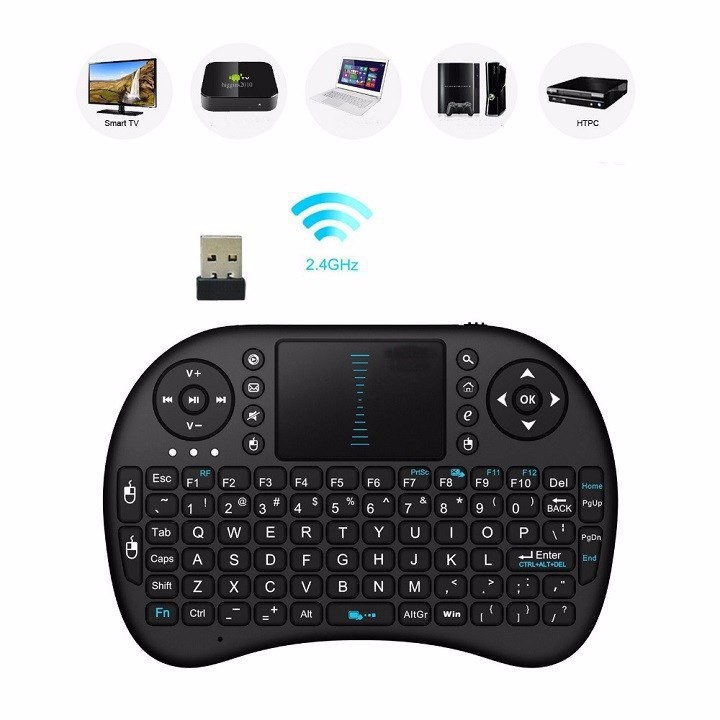 Bàn phím mini cầm tay có pim dành cho Smart Tivi, TV Box, Laptop