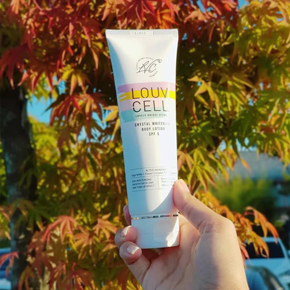 Dưỡng Thể Trắng Da LOUV CELL Crystal Whitening Body Lotion 120ml - Bovie