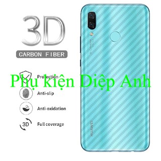 Huawei Nova 3i | Miếng dán mặt lưng carbon chống xước