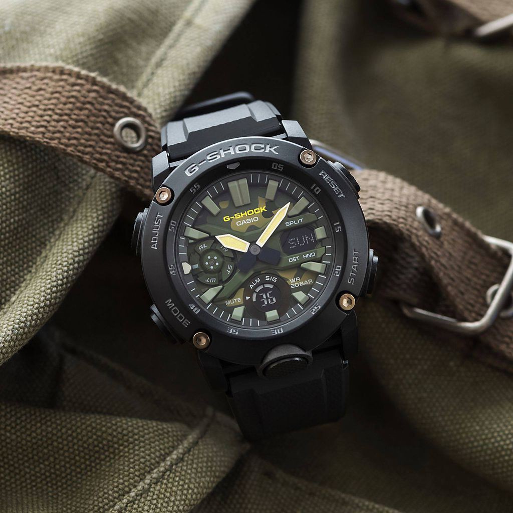 Đồng Hồ Nam Casio G-Shock GA-2000SU-1ADR Chính Hãng - Dây Nhựa | G-Shock GA-2000SU-1A