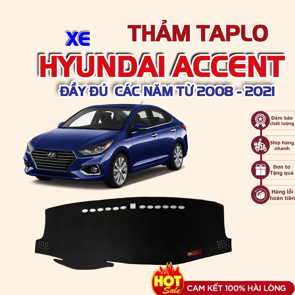 Thảm Taplo Accent 2016 2017 2018 2019 2020 2021 ,2008 đến 2015 ,Chất Liệu Nhung Lông Cừu