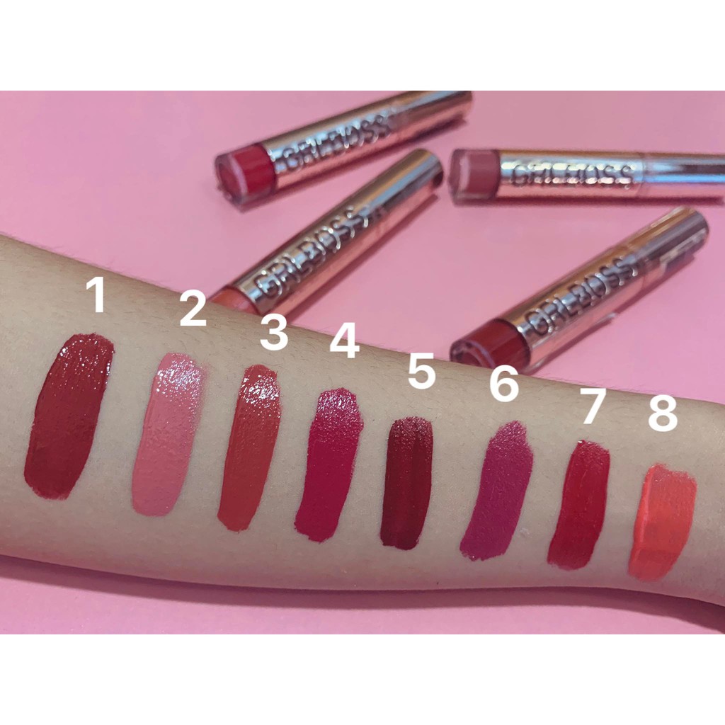 SON KEM LÌ MỀM MÔI - AUSTRALIS GRLBOSS DemiMatte Lip Cream