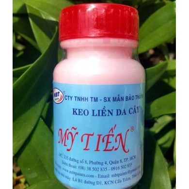 Keo liền sẹo da cây Mỹ Tiến bảo vệ vết cắt, ngăn ngừa vi khuẩn, rong rêu, nấm mốc, thấm sâu và nhanh liền sẹo.