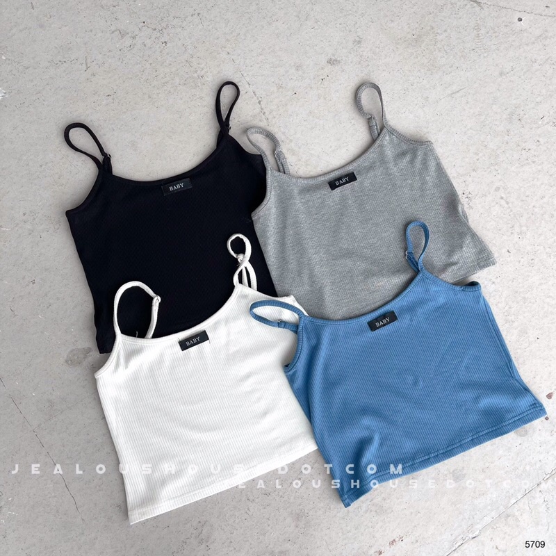 Áo tanktop nữ, áo tanktop croptop BABY 5709