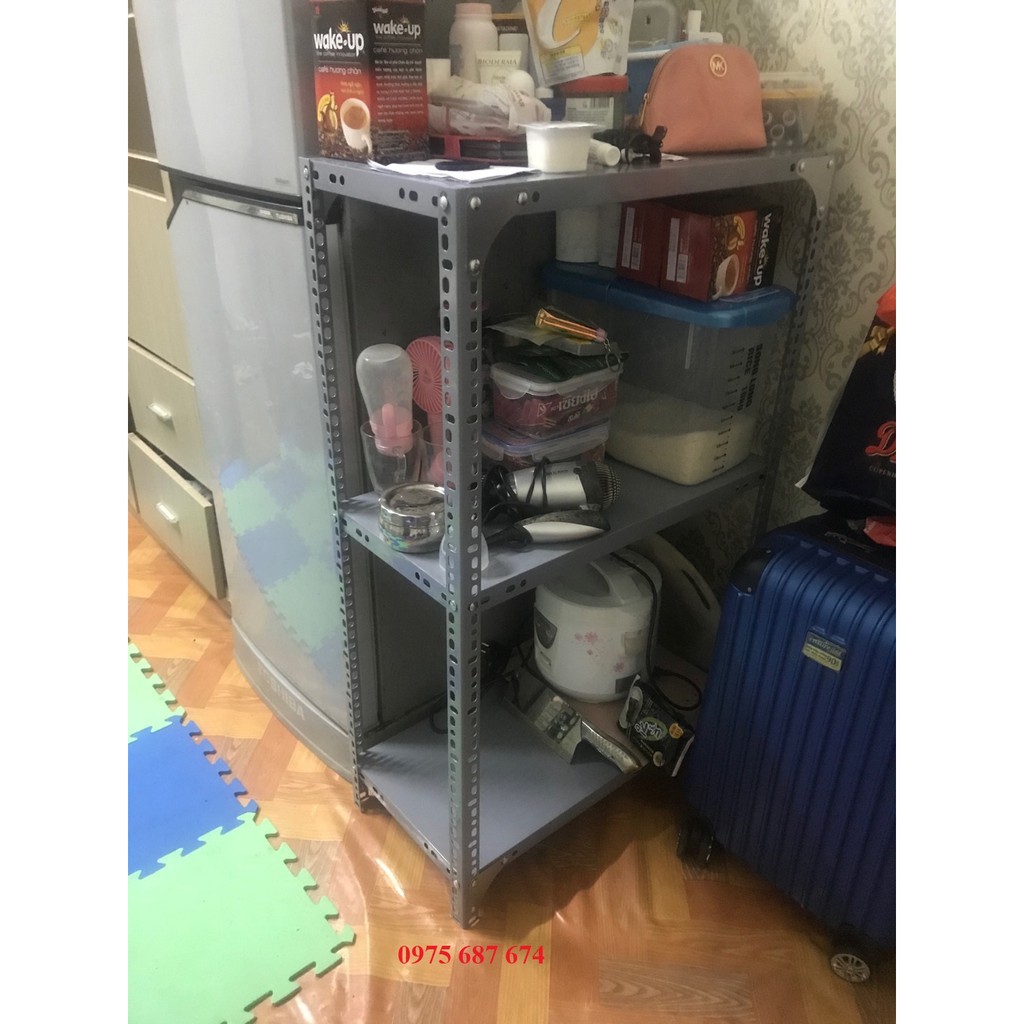 ⭐️Flash Sale ⭐️Kệ sắt đa năng 3 tầng dài 60cm, rộng 30cm, cao 100cm