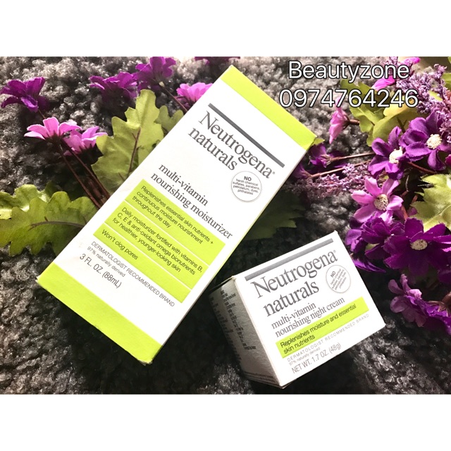 Bộ kem dưỡng ngày và đêm Neutrogena Naturals