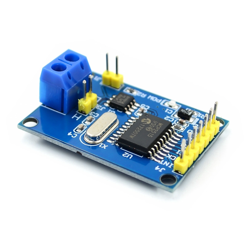 Mô-đun mạch nối Mcp2515 Tja1050 thu Spi cho bộ điều khiển 51 Mcu