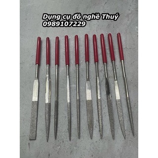 Bộ dũa hợp kim gồm 10 cây dũa 4 inch và 5 inch