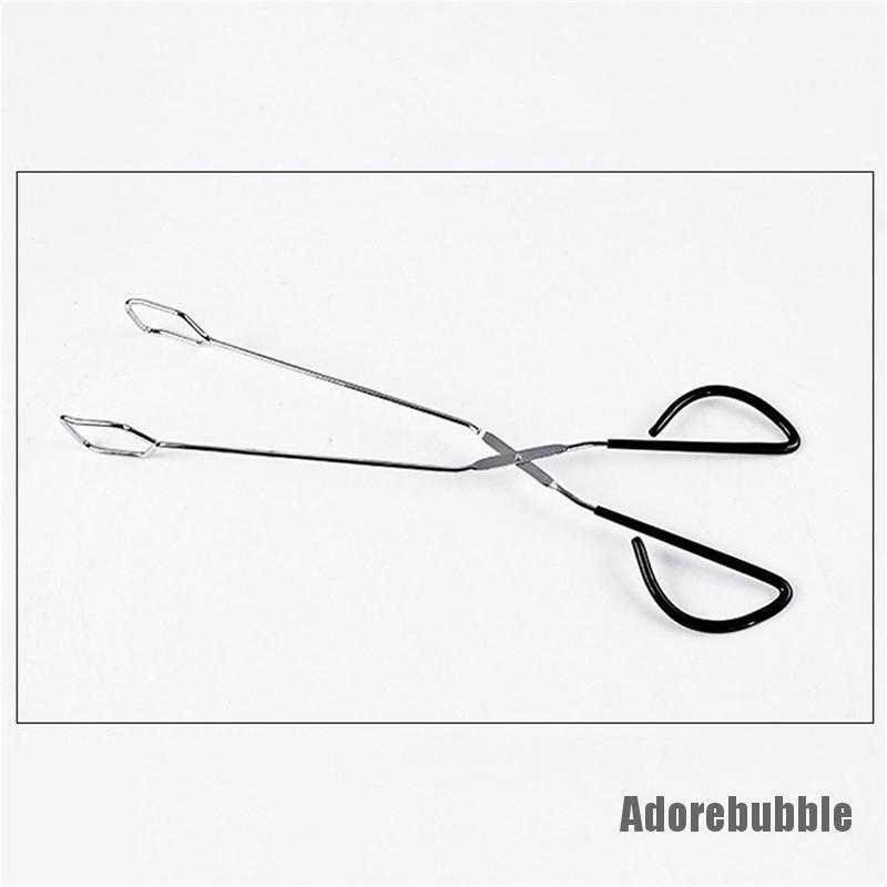 [adorebubble 0528] Kitchen Tongs Stainless Steel BBQ Food Cooking Scissors Tongs Buffet Pliers