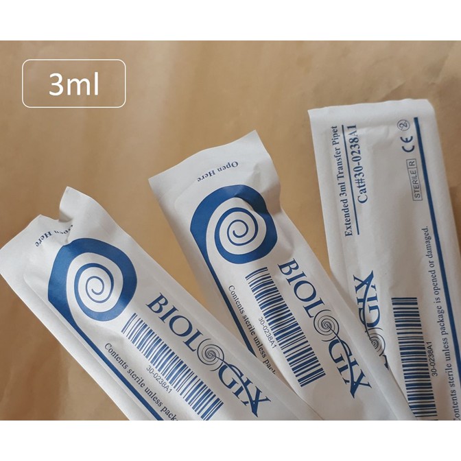 Pipet tiêt trùng từng cái biologix  ống hút sữa tiệt trùng