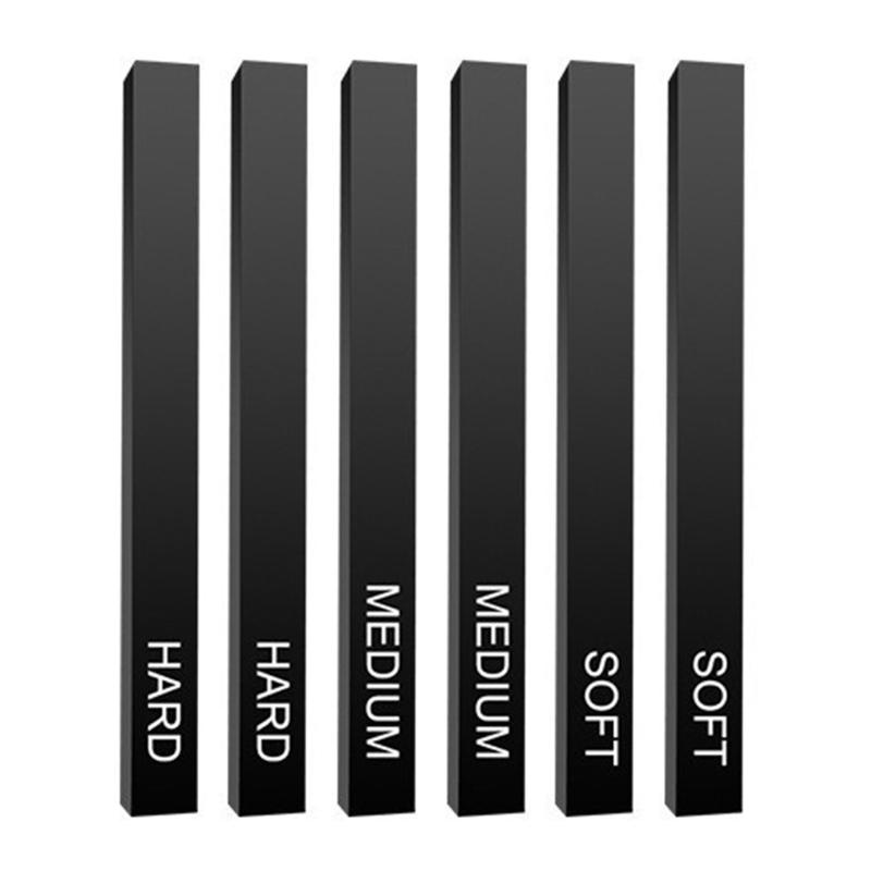 Set 6 thỏi than dáng vuông màu đen mềm/ cứng/ trung bình dành cho vẽ tranh phác thảo nghệ thuật người lớn và trẻ em