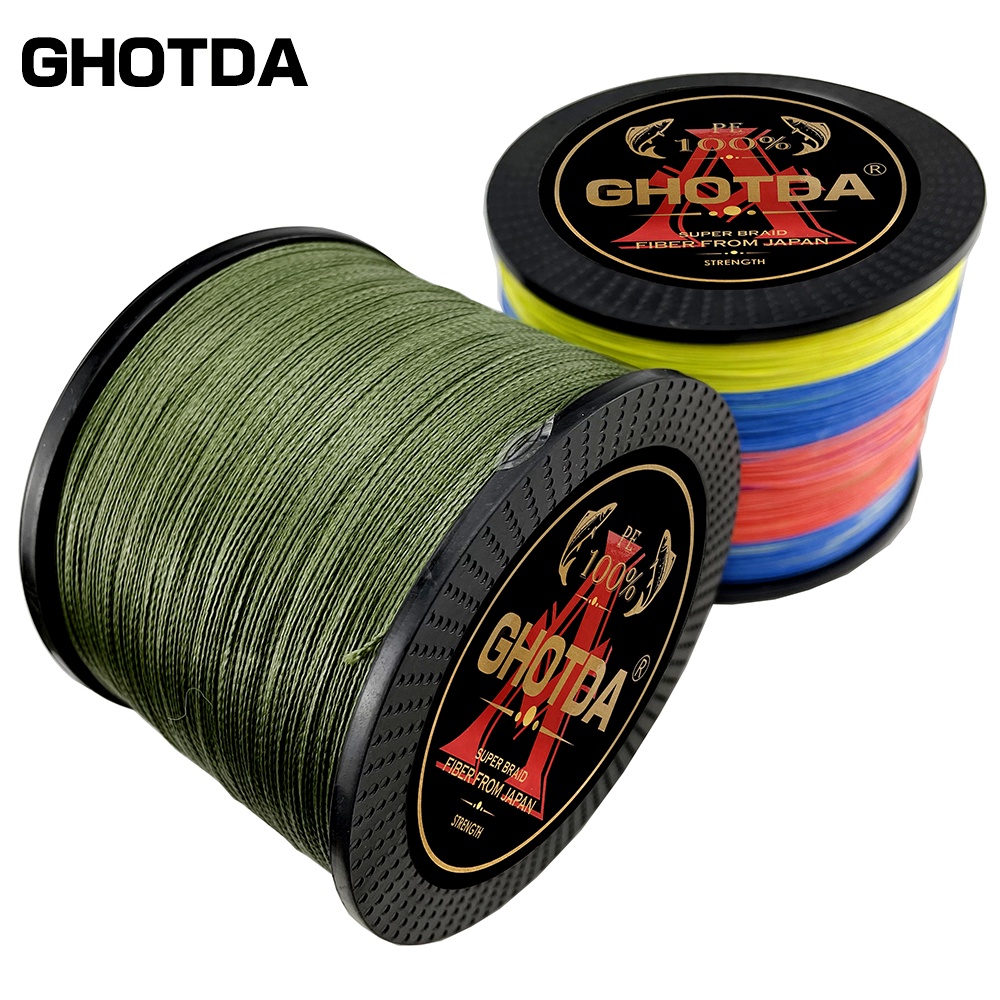 Mới Cuộn Dây Câu Cá Bện 4 Sợi 300M 500M 1000M