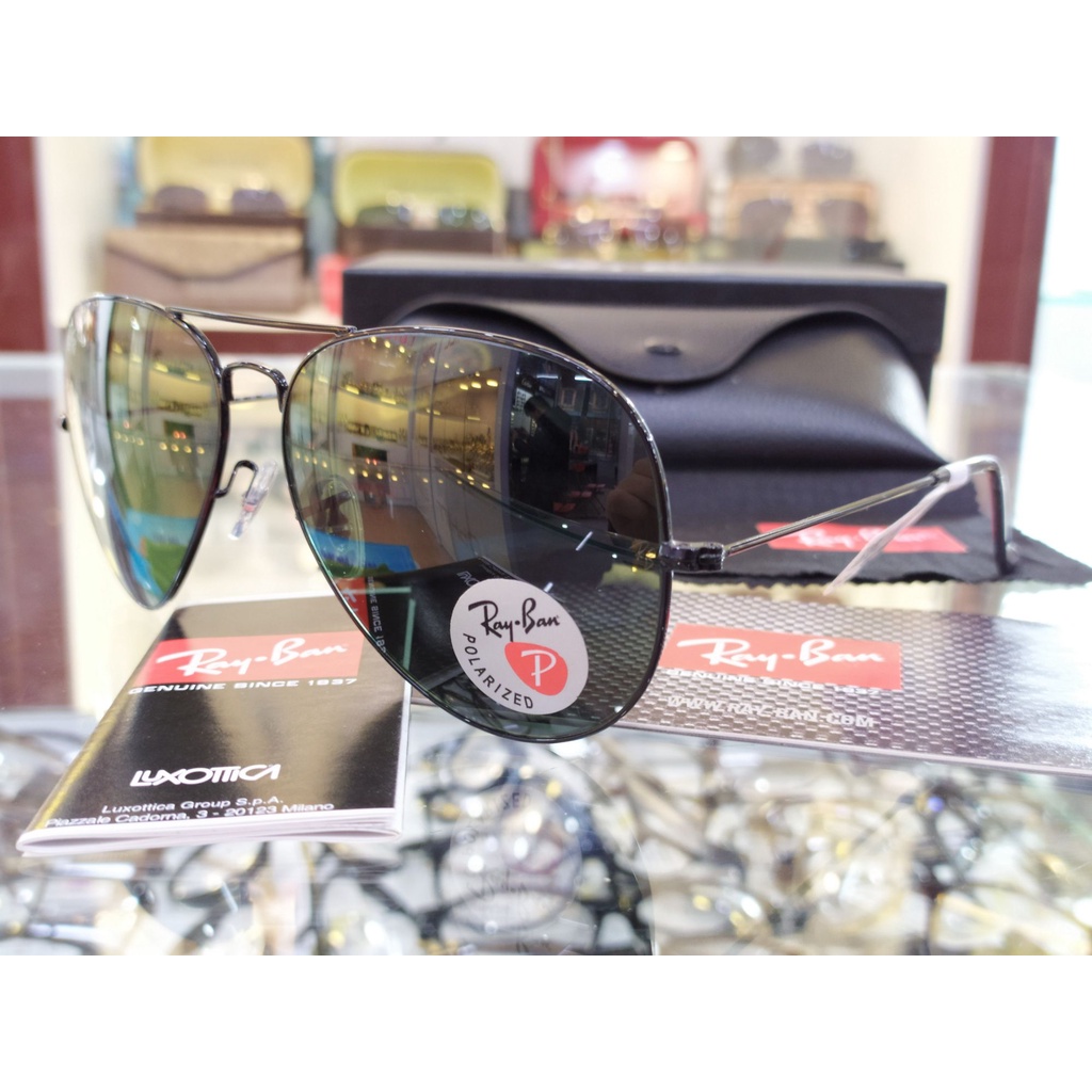 Rayban P & Diamond CỰC HIẾM RB3026 Aviators Metal 002/58 62-14 3P