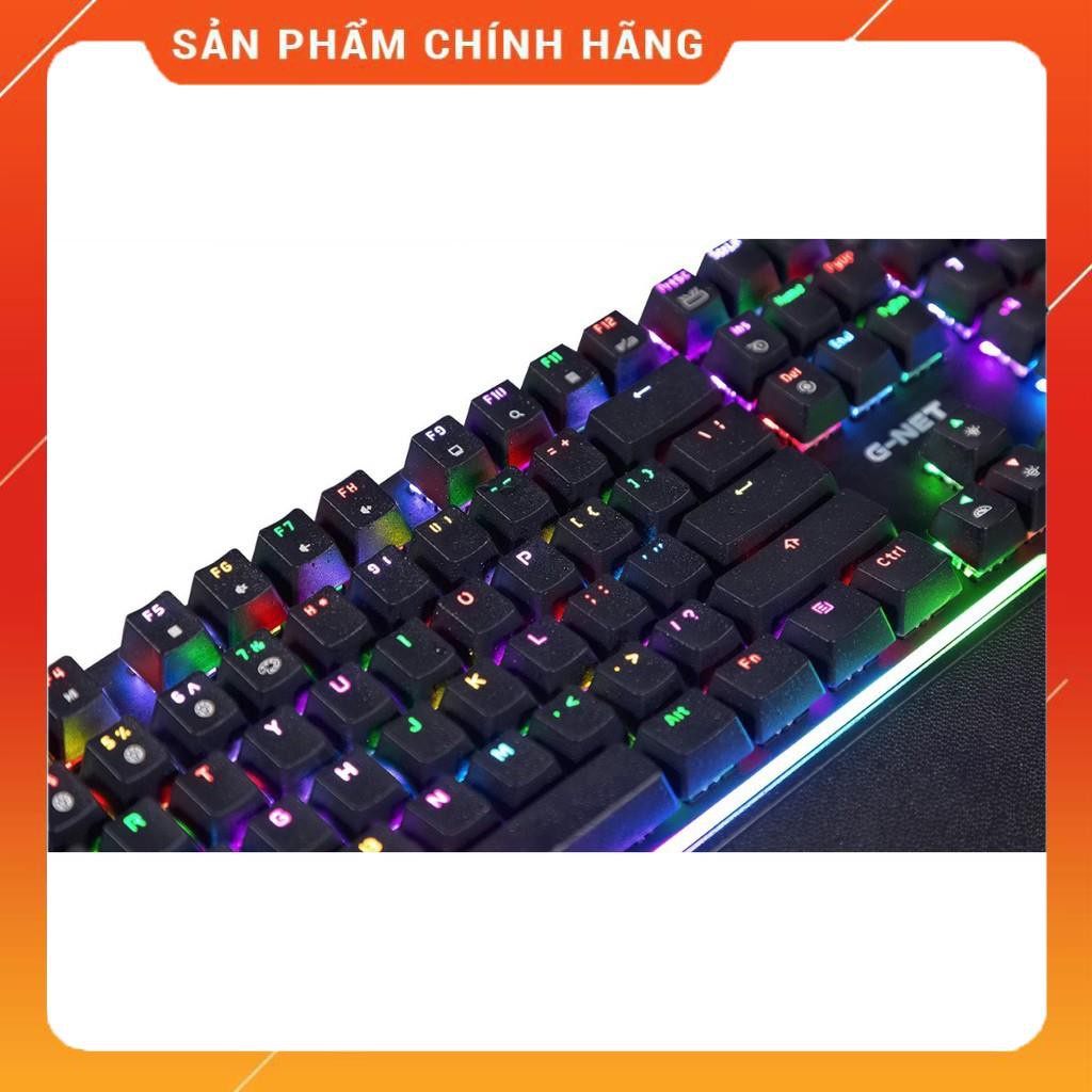 Bàn phím gaming Quang Cơ GNET LK789 ⚡LED RGB viền/Switch quang chống nước ⚡BH 24 Tháng CHÍNH HÃNG