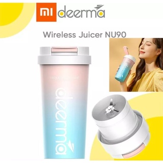 [HOT TREND] Máy xay sinh tố cầm tay Deerma NU90 - lõi inox 304 giữ nhiệt nóng/lạnh - dung tích 300ml - pin 1500mAh