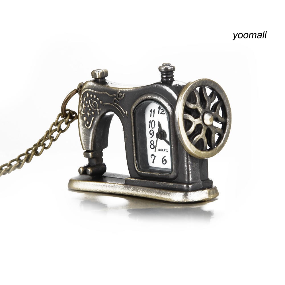 Đồng Hồ Quả Quýt Chạm Hình Máy May Phong Cách Vintage | BigBuy360 - bigbuy360.vn