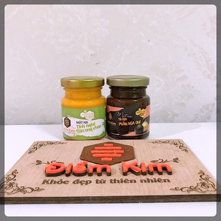 Combo mặt nạ tỏi đen phấn hoa và mặt nạ tinh nghệ sữa ong chúa an toàn