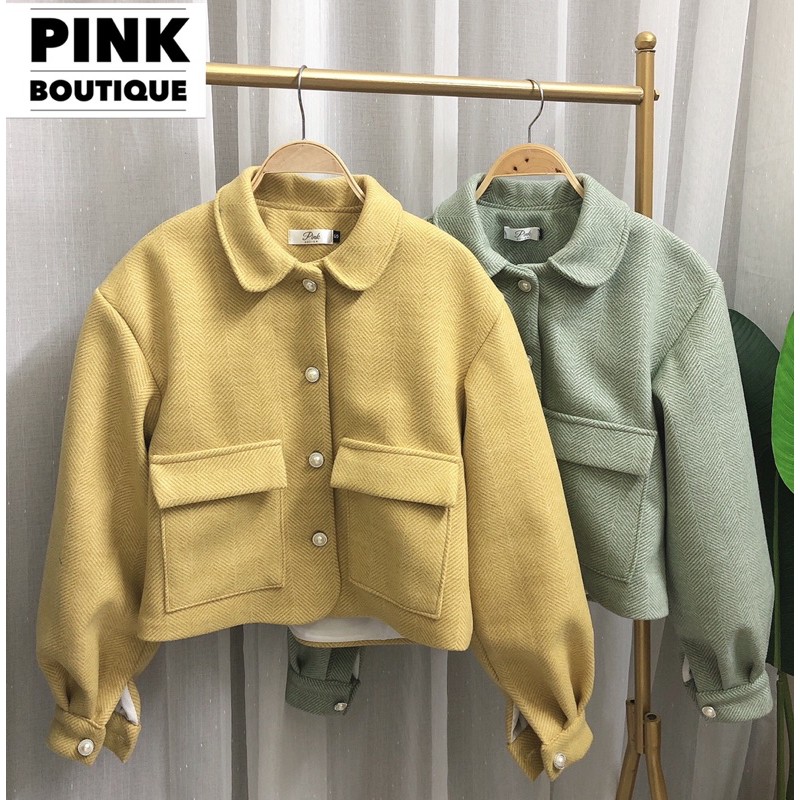 [Mã WAJAN27 hoàn 15% xu đơn 300k] Set Áo Dạ Nữ Kèm Chân Váy Thiết Kế PINKBOU | BigBuy360 - bigbuy360.vn