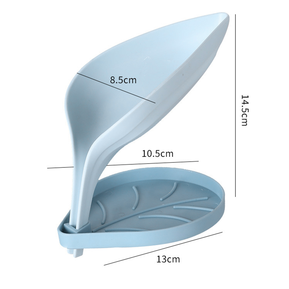 Set 2 giá để xà phòng hình chiếc lá sáng tạo trang trí phòng tắm