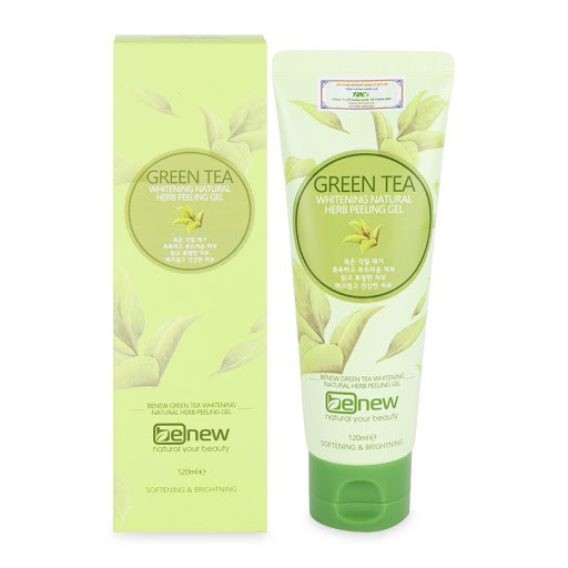 Tẩy tế bào chết làm sạch sâu và ngăn ngừa mụn chiết xuất trà xanh cao cấp BENEW Green Tea 120ml - Hàn Quốc Chính Hãng