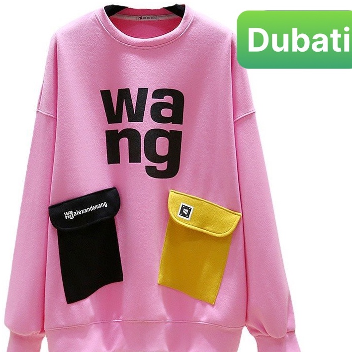 ÁO KHOÁC HOODIE SWEATER NAM NỮ TÚI HỘP PHỐI MÀU WA VẢI NỈ DÀY PHOM FROM RỘNG HÀN QUỐC- DUBATI FASHION