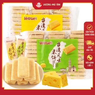 Bánh Gạo Đài Loan Vetrue Vị trứng muối/ trứng chảy/ tôm hùm/ phomai 320G đồ ăn vặt Hà Nội | Vương Phủ Tỉnh