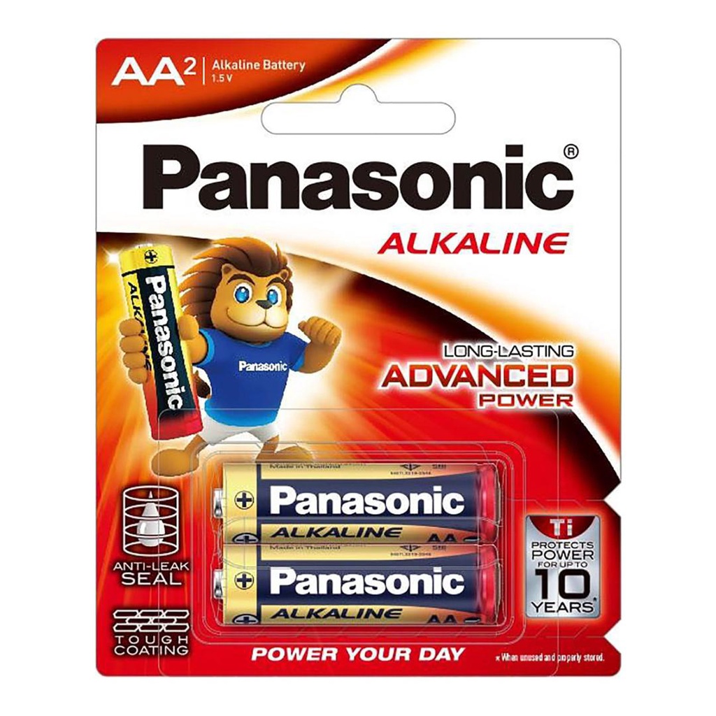 Vỉ 2 Pin Panasonic Alkaline AA