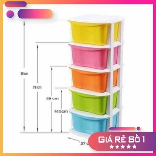 TỦ NHỰA ĐA SẮC 5 TẦNG VIỆT NHẬT