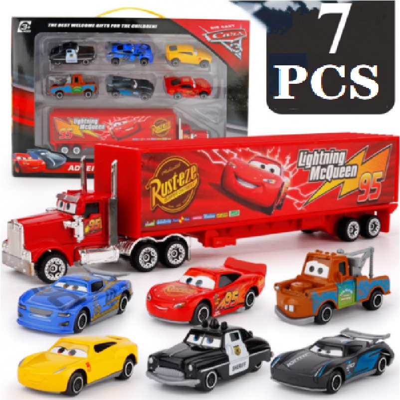 Set Disney Pixar Cars 2 McQueen Metal Toys Car Model Boy kid Birthday Gift