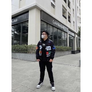 Áo khoác varsity M&M