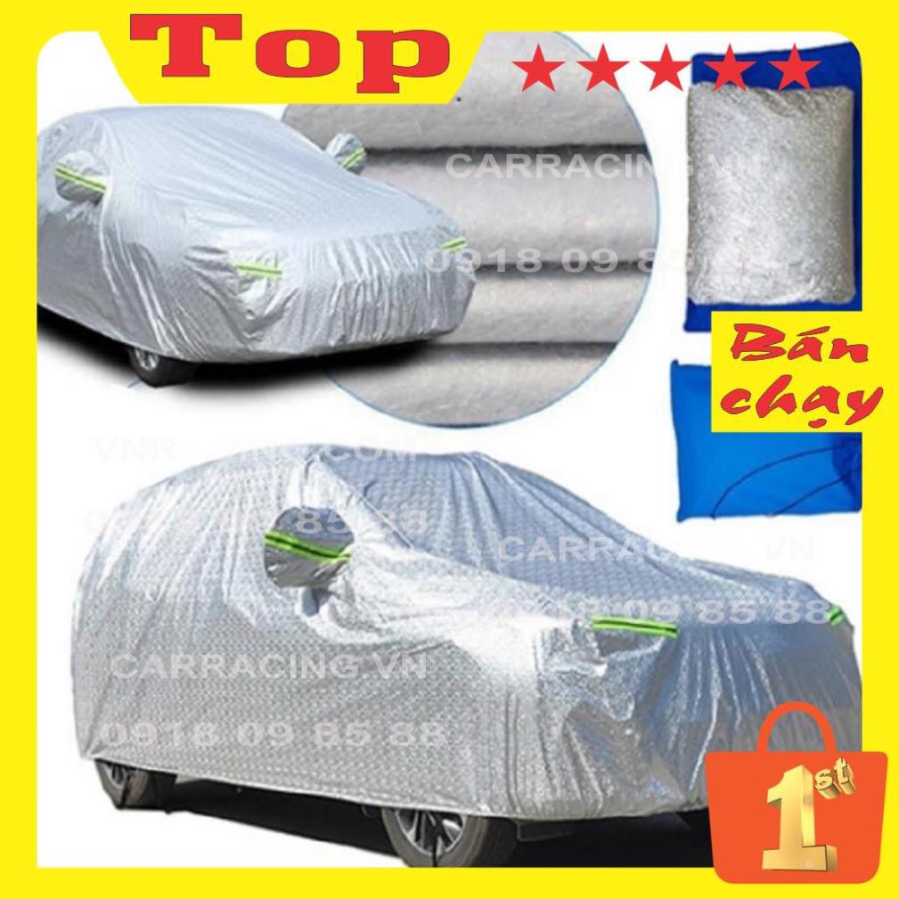 Bạt phủ toàn xe  3 lớp chống xước LA03, chống nắng, chống cháy ô tô CARRACING Bạt phủ xe ô tô che xe 4 5 7 chỗ bán tải | BigBuy360 - bigbuy360.vn