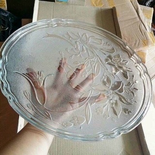 Dĩa thủy tinh 32cm