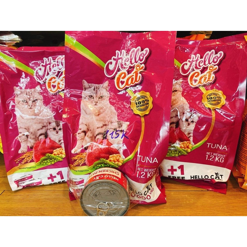 Thức ăn hạt Hello cat cho mọi loại mèo