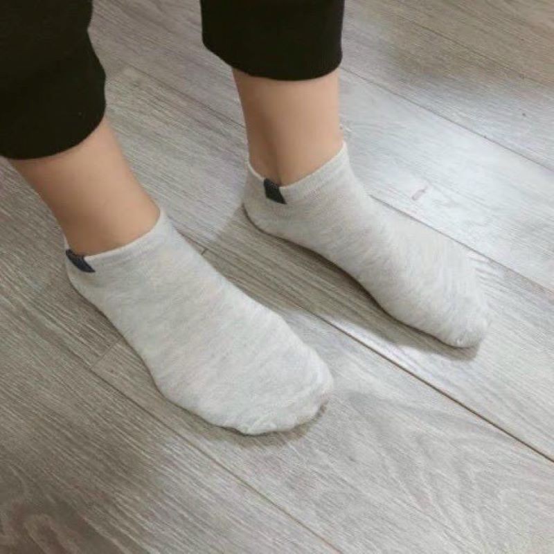 Tất ngắn nam Vớ thấp cổ 3 màu trơn chống hôi chân kháng khuẩn CHAGO PKG127