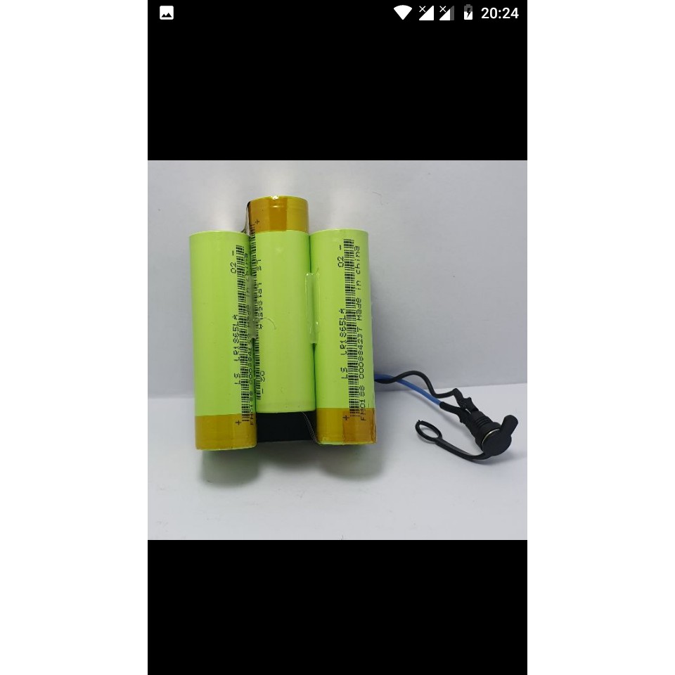 KHỐI PIN RYOBY 12V LOẠI 6 CELL LISHEN XANH DUNG LƯỢNG 4000MAH XẢ 30A