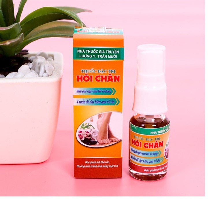 Khử mùi chân trần mười 12ml - xịt chống hôi chân hiệu quả