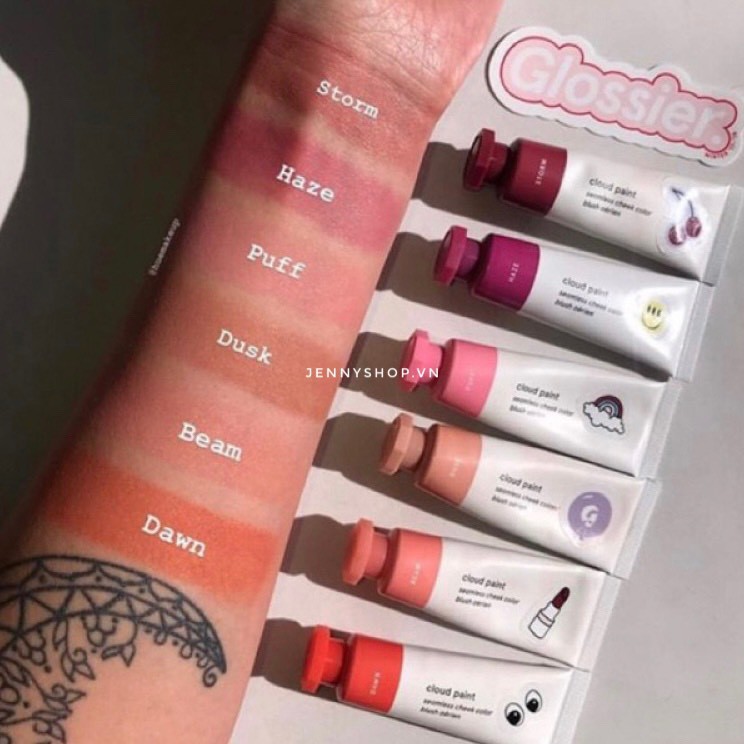 Má Hồng Dạng Kem Glossier Cloud Paint