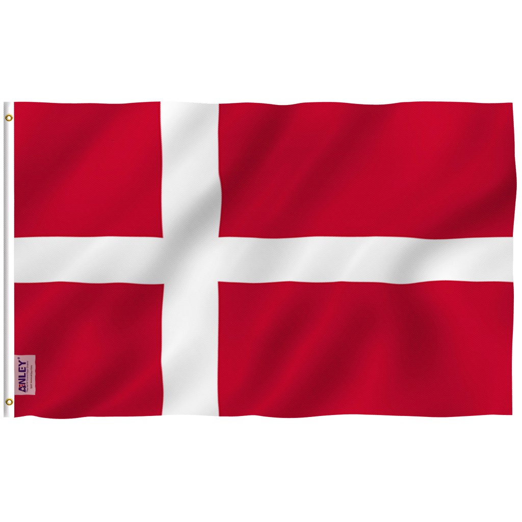 Lá Cờ Denmark 90x150cm Chất Lượng Cao