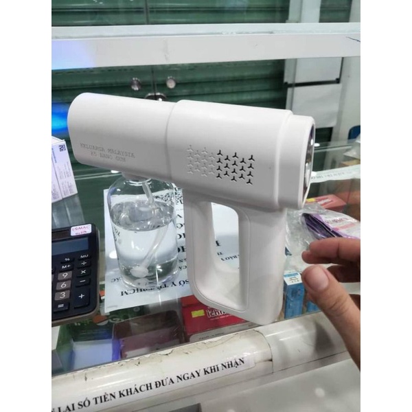 Máy phun sương khử khuẩn Nano Spray Machine K5 cầm tay - Dạng sạc pin di động Kèm cáp sạc