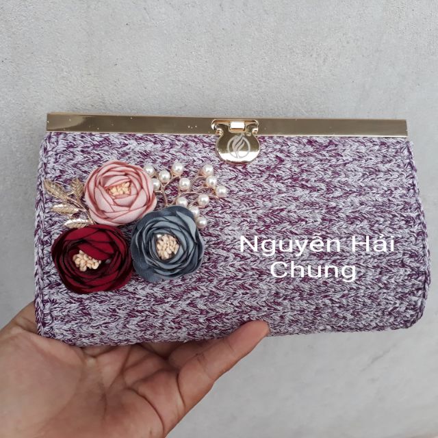 Set phụ kiện ví hoa 195k full set