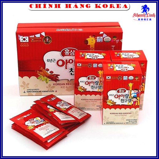 Nước Hồng Sâm Baby Bio Hàn Quốc Chính Hãng - Tăng đề kháng, chiều cao, phát triển trí não cho bé