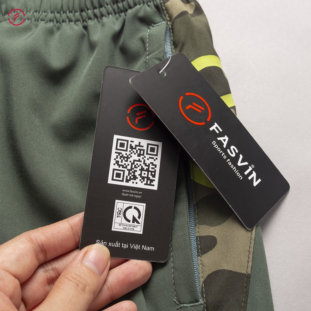 Quần đùi nam thể thao Fasvin Q21462.HN chất gió chun đẹp trơn mát co giãn mềm mại thoải mái vận động | BigBuy360 - bigbuy360.vn